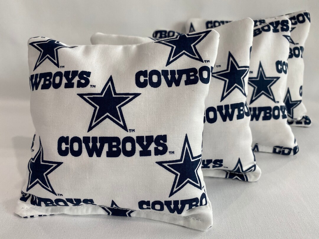 Dallas Cowboys Cornhole Bean Bag Toss Game Set – 8 Bags, Official Team Gear, Corn Hole Boards Not Included