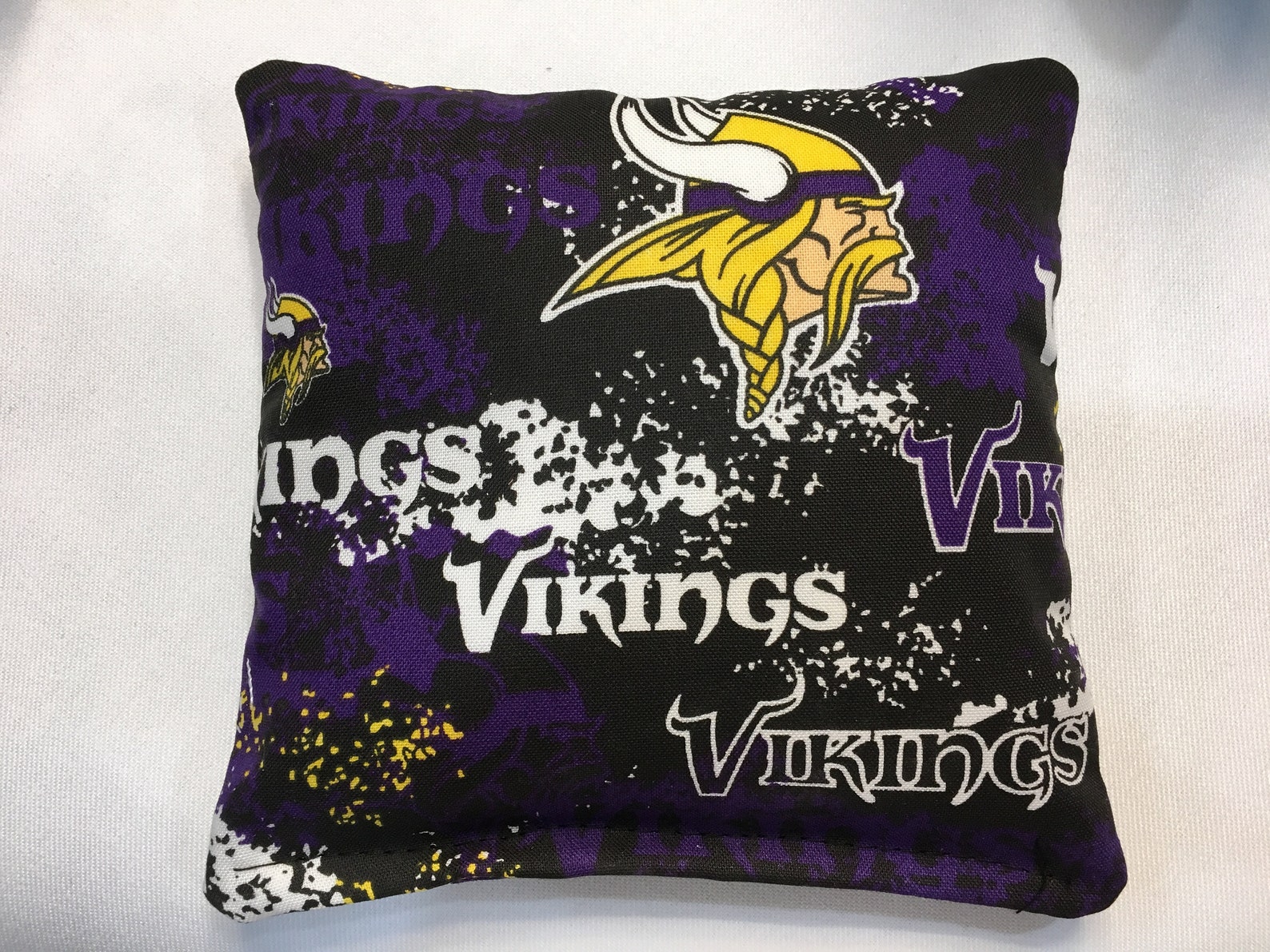 MINNESOTA VIKINGS 4 Cornhole Bags Bean Toss Print 2 Sides Etsy