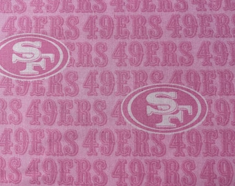 San Francisco 49ers Cotton Fabric - 60" Wide - NFL Team