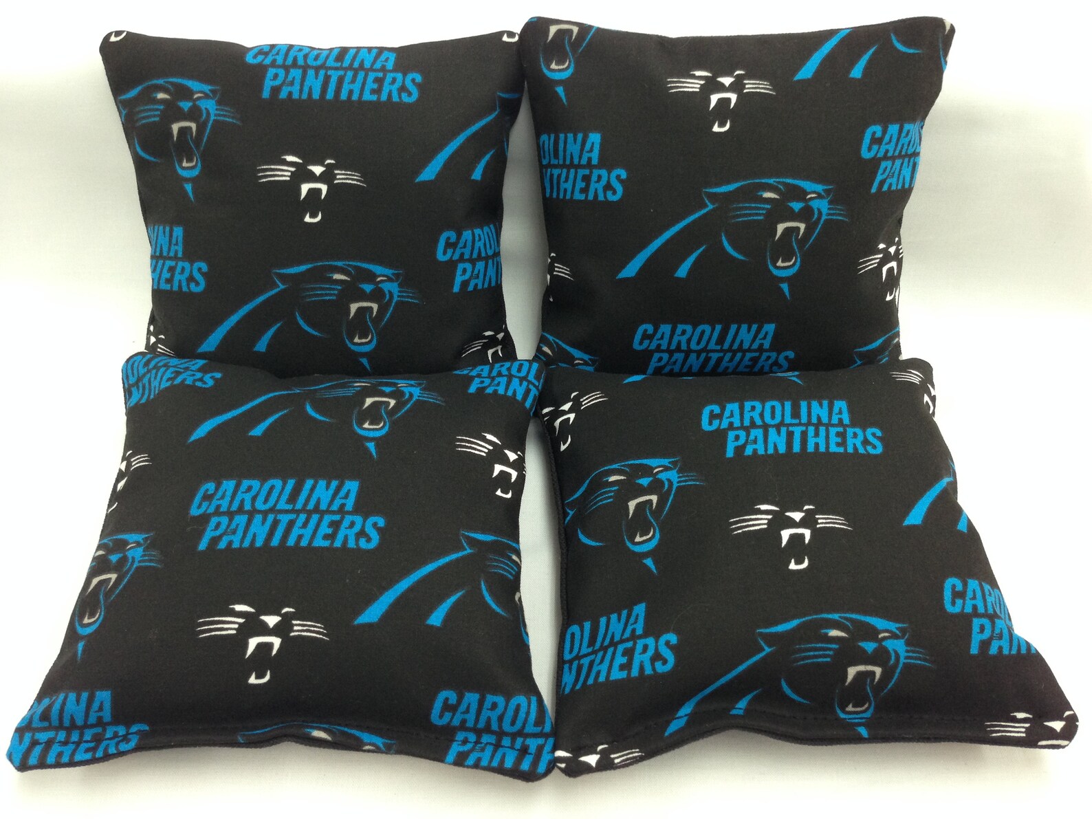 Carolina Panthers Cornhole Bags - Set Of 4 ACA Regulation Bean Bags - BackyardgamesUSA - View #5