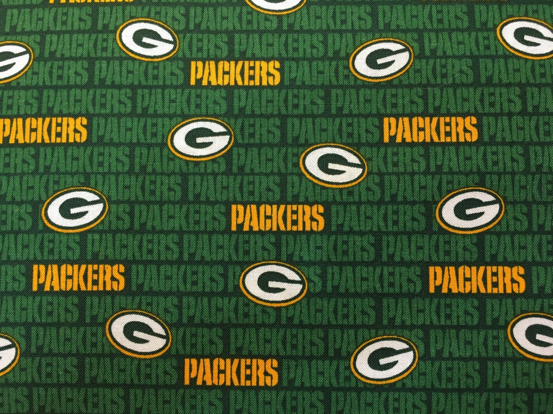 Packer Material Green Bay Packers Cotton Fabric: NFL Print, 60