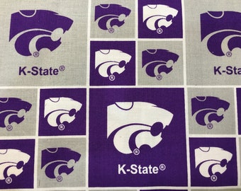 KS101 Kansas State University Wildcats 100/% Cotton Fabric