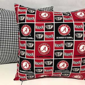 Alabama Crimson Tide 18&quot; Removable Envelope Pillow Cover Only 5 Prints