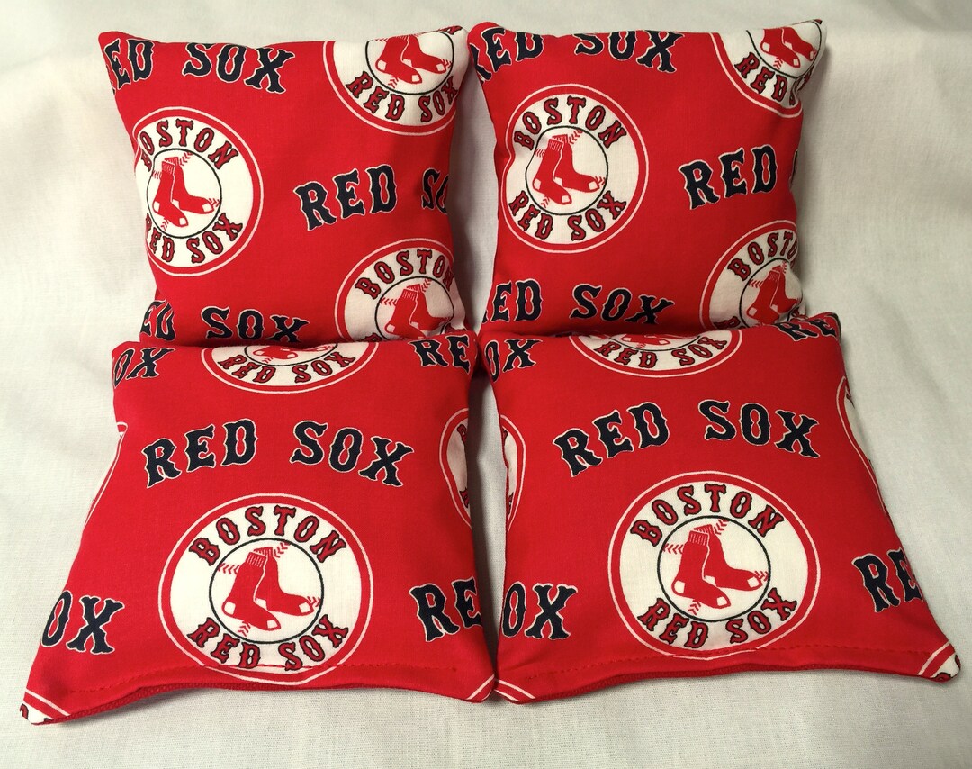 Cornhole Boston Red Sox Set Of 8 - Top Quality Regulation Toss Bags ...