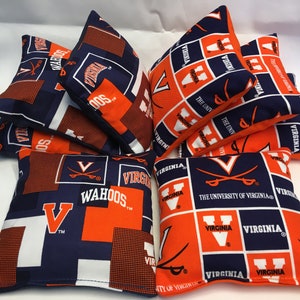 VIRGINIA 8 Cornhole Bags Bean Toss Print 2 Sides