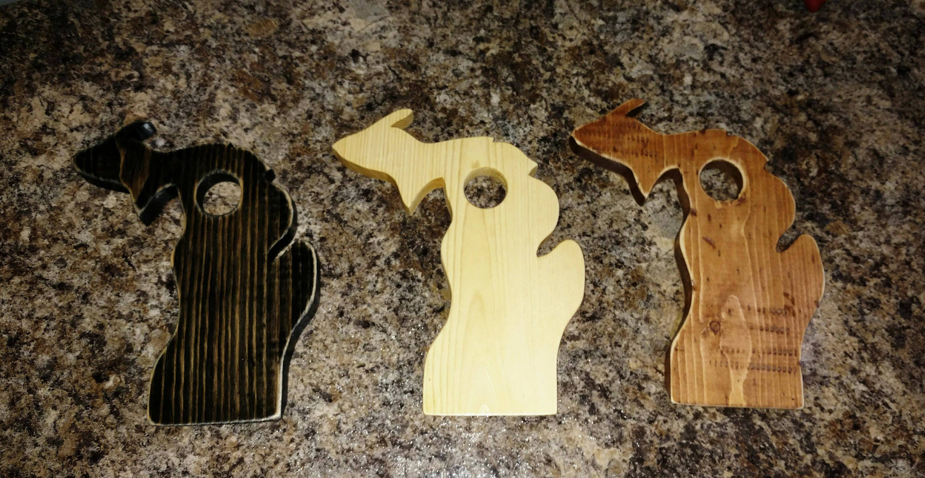 Michigan Wine Holder is a truly unique wine gift Gravity Etsy