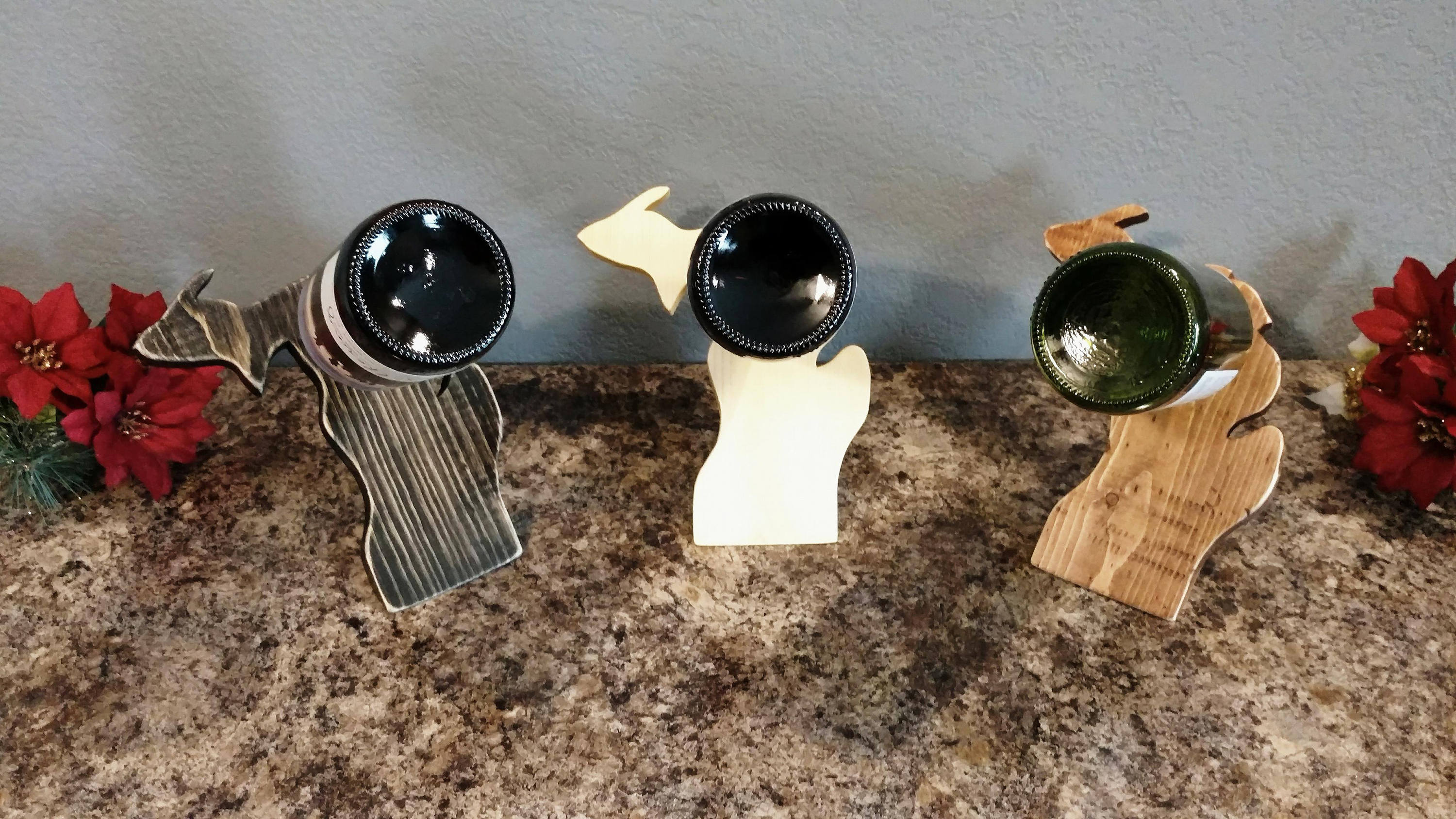 Michigan Wine Holder is a truly unique wine gift Gravity Etsy