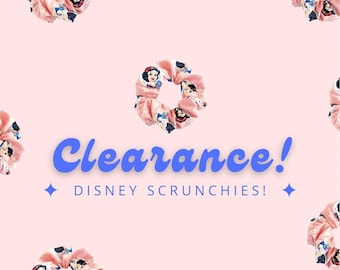 Disney Scrunchies CLEARANCE - Discount Code in the Description!