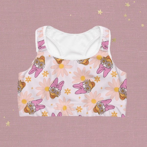 Sports Bra - Oops-A-Daisy - Daisy Duck