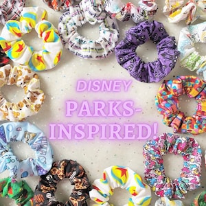 Disney Parks Scrunchies - Discount Code in Description!