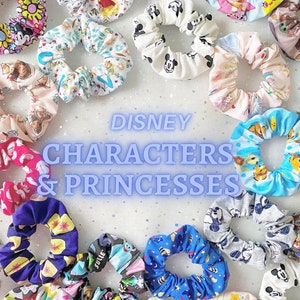 Disney Character Scrunchies - Discount Code in Description!