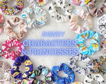 Disney Character Scrunchies - Discount Code in Description!