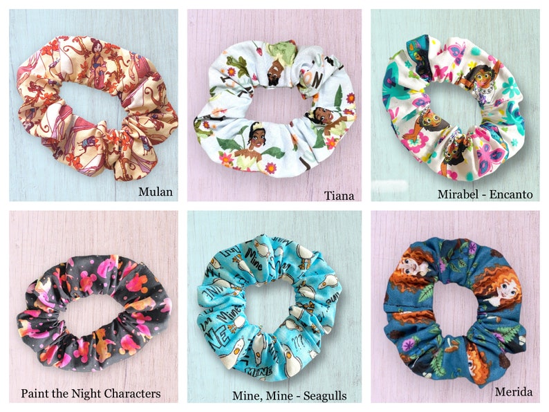 Disney Character Scrunchies Discount Code in Description image 3