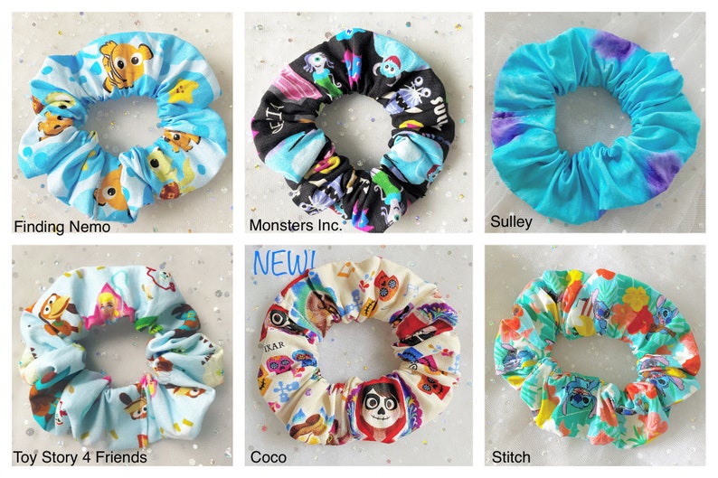 Disney Character Scrunchies Discount Code in Description image 6