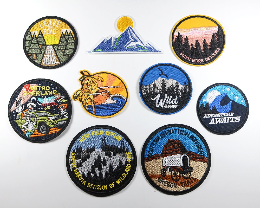 travel patch collection