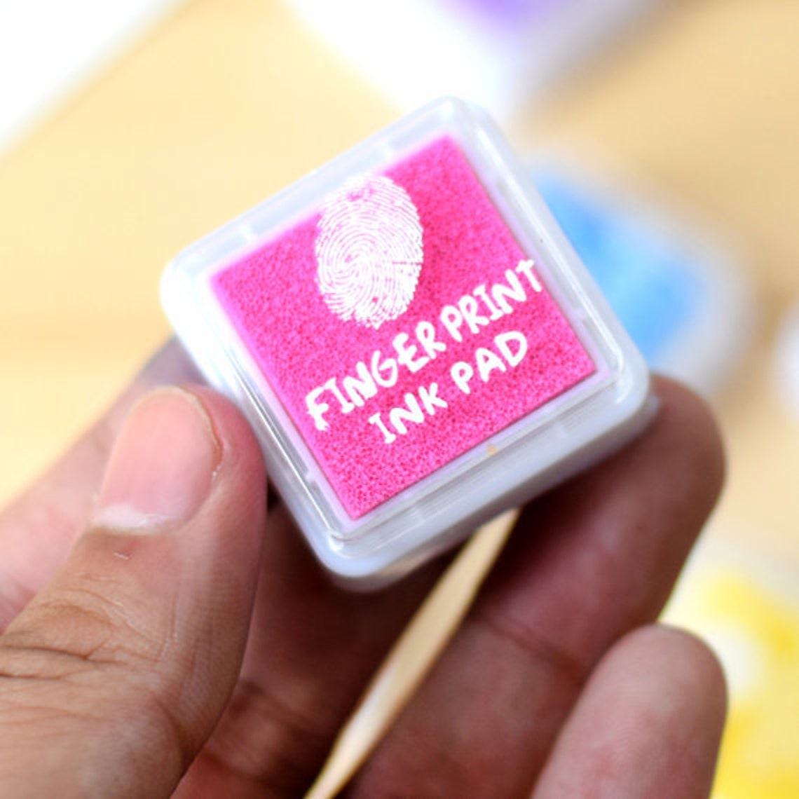6pcs/Set Stamp Ink Pad Multicolor Finger Print Ink Pad DIY Etsy