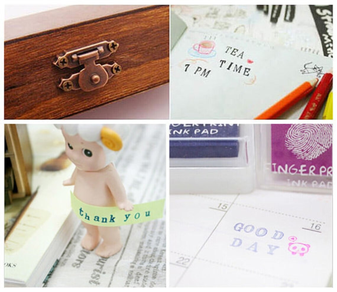 Alphabet Letter Rubber Stamps Capital Letters Uppercase Etsy