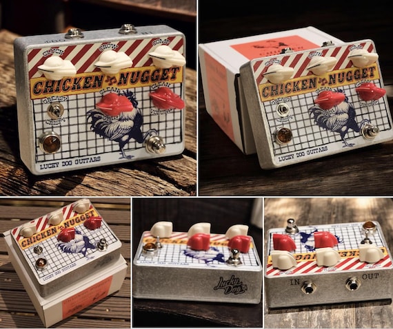 Lucky Dog “chicken Nugget” Compressor Pedal With Clean-blend Boost