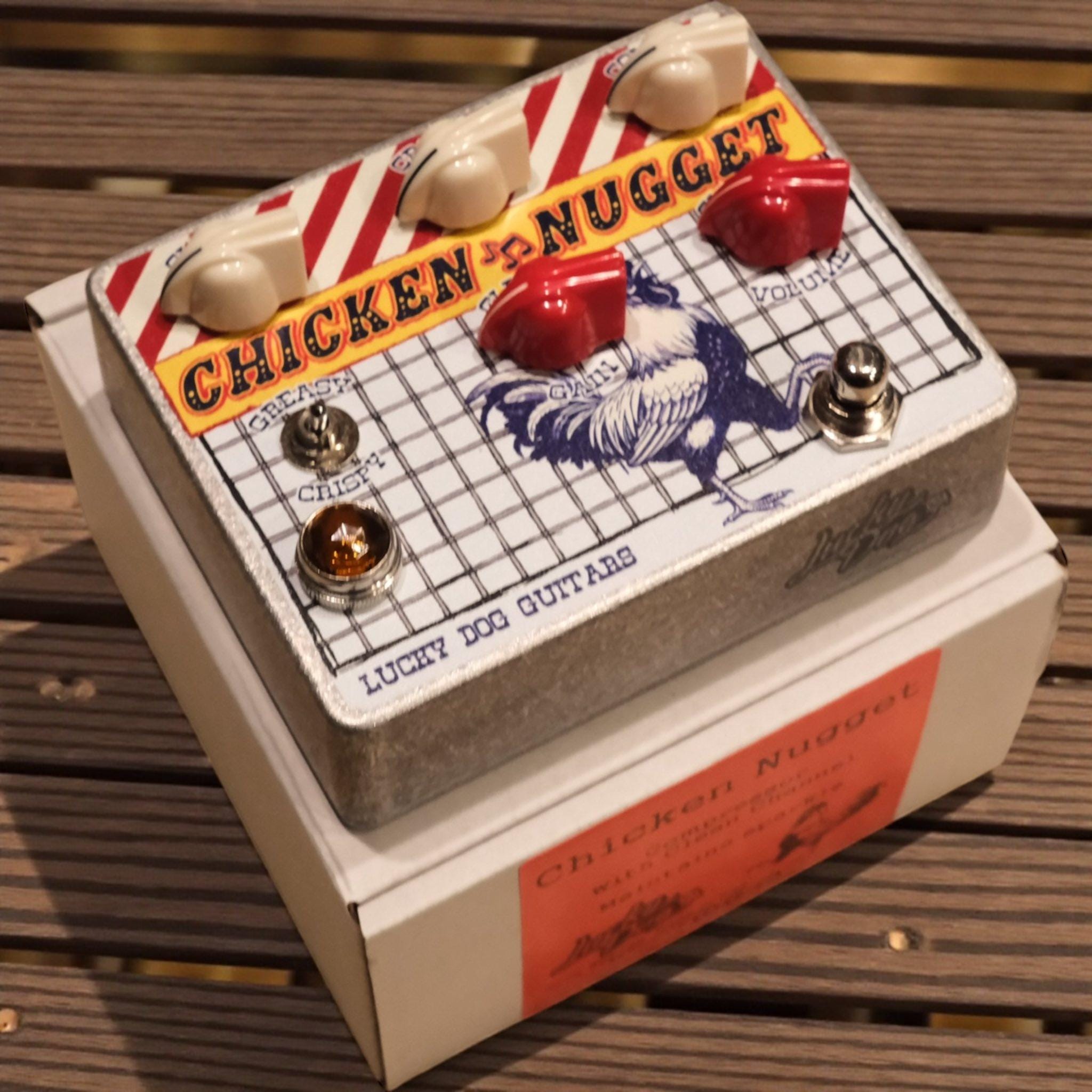 Lucky Dog “chicken Nugget” Compressor Pedal With Clean-blend Boost