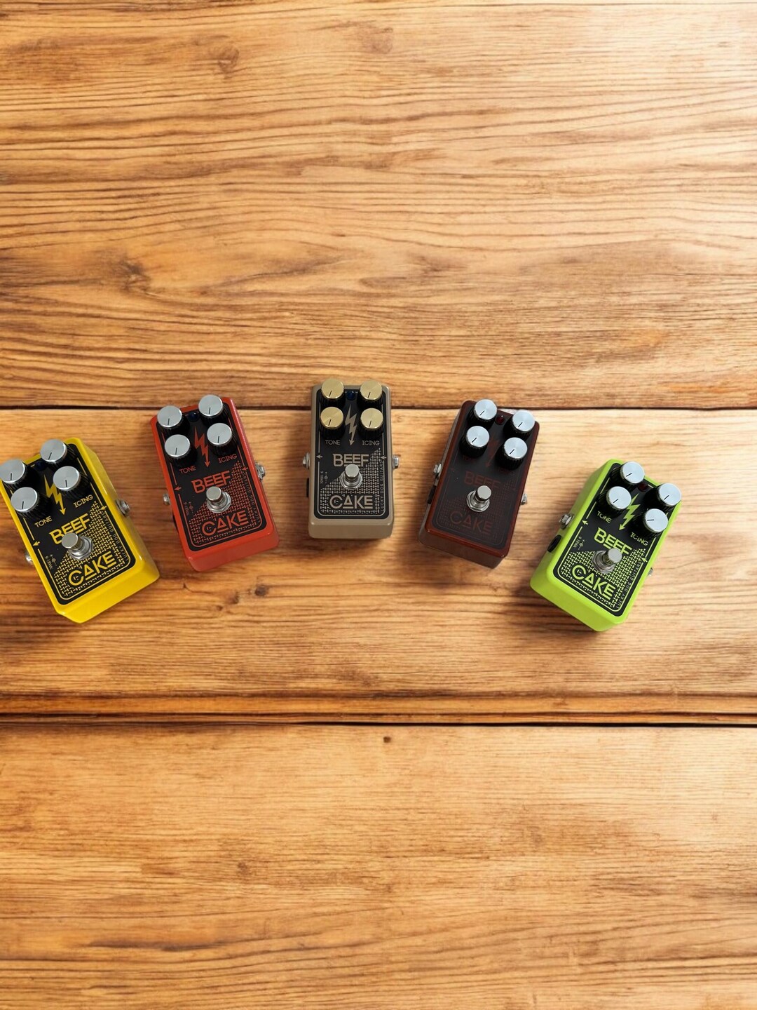 Green, Orange, Yellow & Dark Orange Lucky Dog Beefcake MKII Mid to