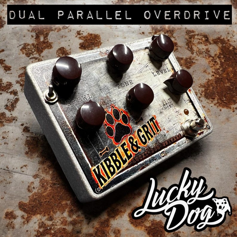 Lucky Dog “kibble & Grit” Analog Parallel Dual-overdrive Pedal. - Etsy