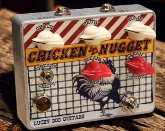 Lucky Dog「Chicken Nugget」コンプレッサーペダル（クリーンブレンドブースト＋グリス／クリスピースイッチ搭載）