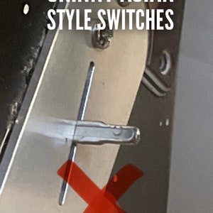 Puntas de interruptor Lucky Dog Dragon-Back: ¡El interruptor moleteado para Telecaster/guitarra más agresivo del mercado! Envejecido, ennegrecido y de latón. imagen 9