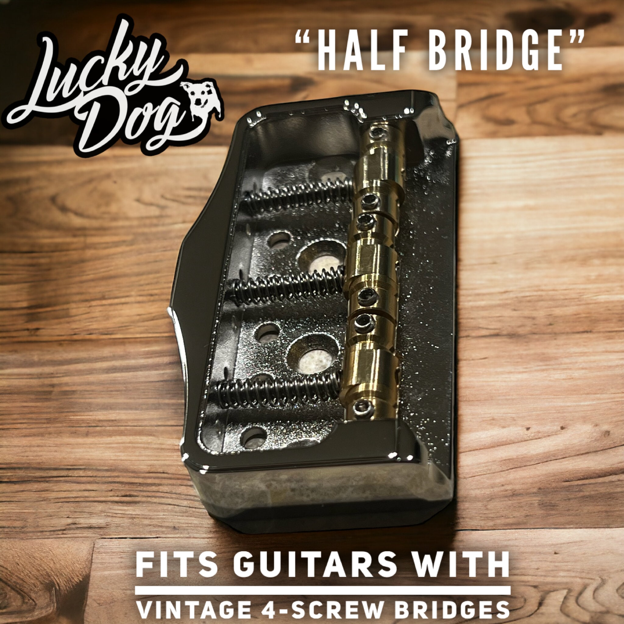 Lucky Dog HALF Bridge Plate for Tele / Telecaster Guitars. Made in