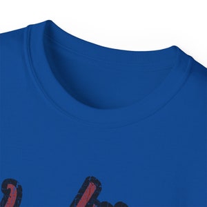 Retro Lucky Dog Guitars Red White Blue T-shirt 'Merica Logo Style OG Vintage America Patriotic Nashville Guitar Reissue image 10