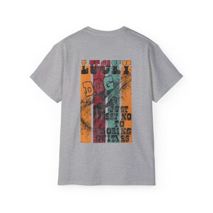 OFFICIAL Lucky Dog 2020 (BACK print) Just Sat No To Boring Guitars Retro T-shirt Custom Guitar Tennessee