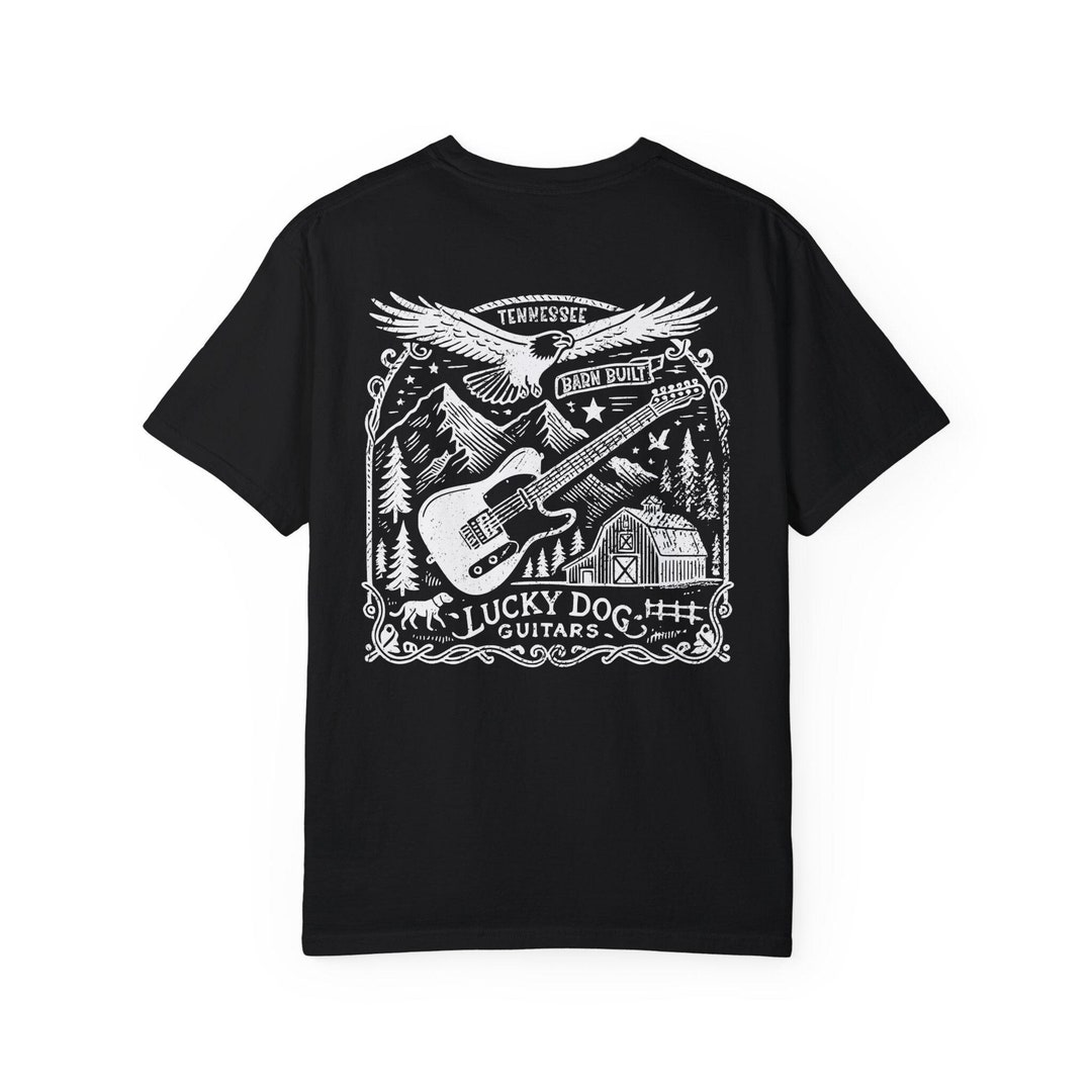 Lucky Dog 2024 Premium Comfort Colors Barn Built Eagle Tee
