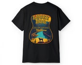Lucky Dog Guitars T-shirt Tennessee Mountains Custom Band Concert Hiking Nature BigFoot Big Foot Camping Ford Chevy
