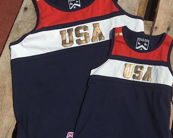Vintage Inspired USA Tank