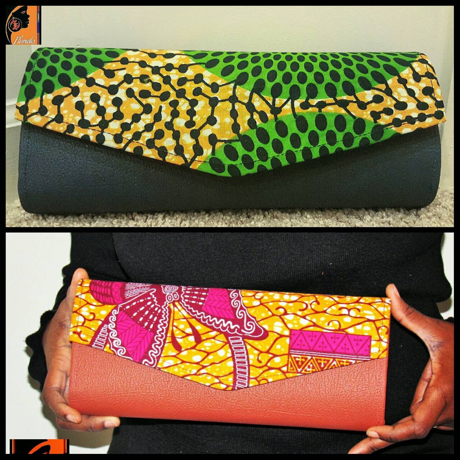 Medium Ankara Clutch / African Print Purse MAC3 Etsy