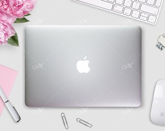 Download Free Macbook Smart Cover Psd Mockup Jpeg Mock Up Of Macbook Laptop PSD Mockup Template