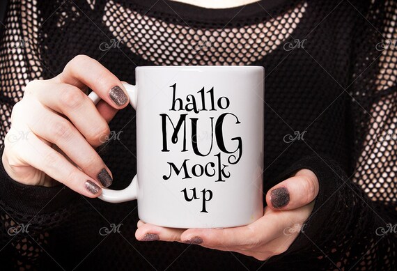 Halloween Mug Mockup Chic Creepy Photo Mockup Psd Halloween Mug Mockup Chic Creepy Photo Mockup Psd
