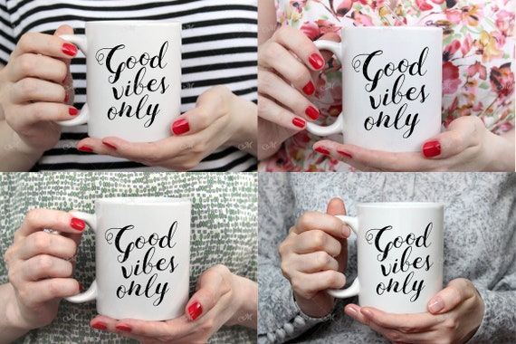 For Her White Mug Mockups Bundle Psd Smart