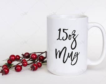 Download 15 oz White Mug Mockup. PSD + JPG - Free Downloads 999+ Logo Mockups