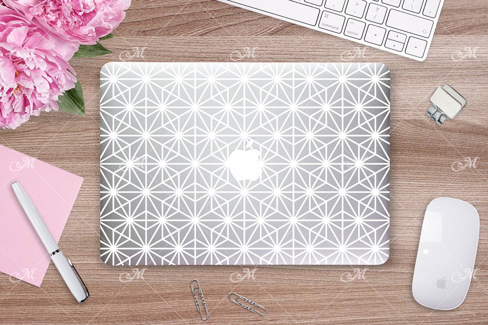 Download Macbook Smart Cover PSD Mockup JPEG. Mock-up of Macbook | Etsy