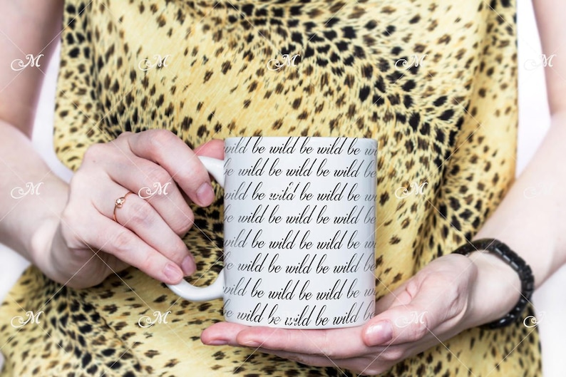 Be Wild Mug Mock-up PSD