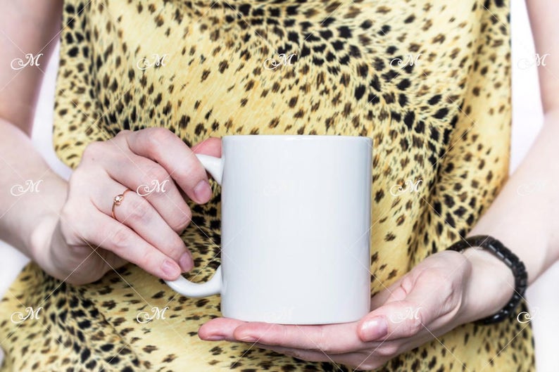 Be Wild Mug Mock-up PSD