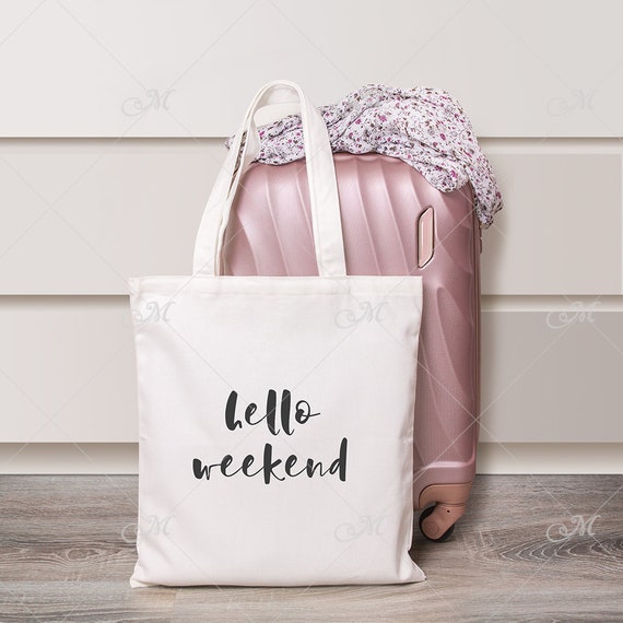 Weekend Tote Bag Mockup Jpeg Mock Up Photo Mockup Etsy