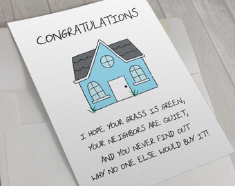 Housewarming card | Etsy