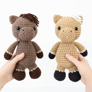 Simon the Lovely Horse - Digital Crochet Pattern in English, Amigurumi Pattern - Instant PDF Download