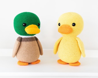 Phoenix the Lovely Duck - Digital Crochet Pattern in English, Amigurumi Pattern - Instant PDF Download