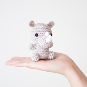Rhino - Baby #39 - Crochet Pattern in English and Spanish - Babies Collection - Amigurumi - Instant PDF Download