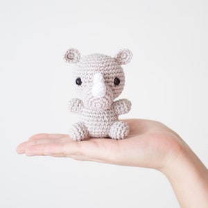 Rhino - Baby #39 - Crochet Pattern in English and Spanish - Babies Collection - Amigurumi - Instant PDF Download image 2