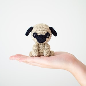Pug - Baby #38 - CROCHET PATTERN in English and Spanish - Babies Collection - Amigurumi - Instant PDF Download
