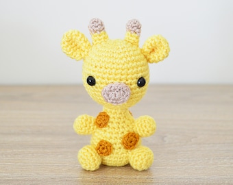 CROCHET PATTERN in English - Giraffe - Baby #1 - Babies Collection - Animal Amigurumi - Instant PDF Download