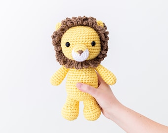 Charlie the Lovely Lion - Crochet Pattern in English - Amigurumi Pattern - Instant PDF Download